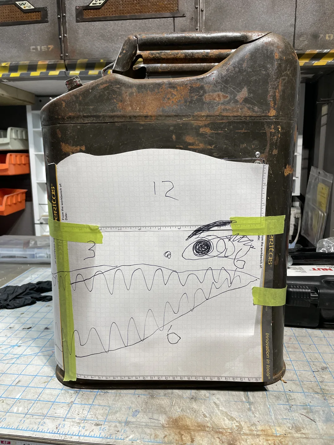 Gas Can Clock — original photograph 3