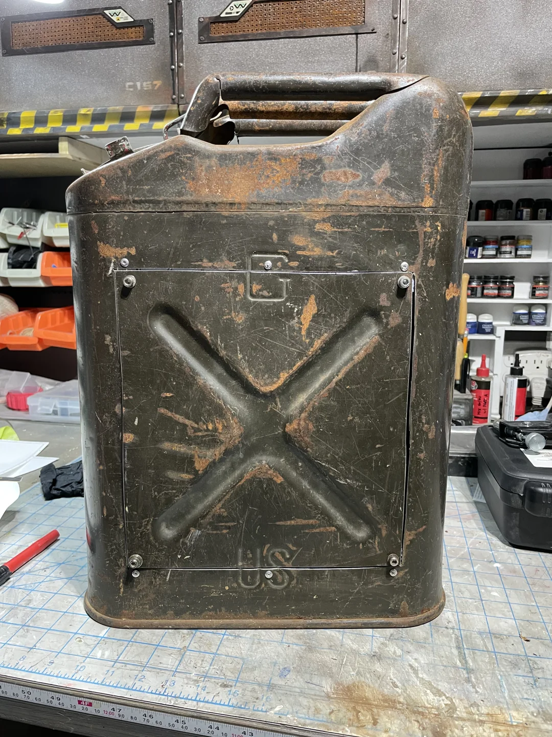 Gas Can Clock — original photograph 2